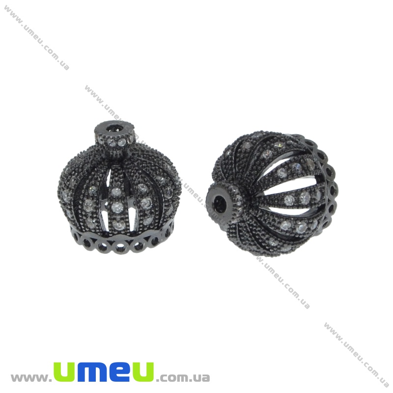 Ковпачок металевий, 14х13 мм, Чорний (OBN-035097)