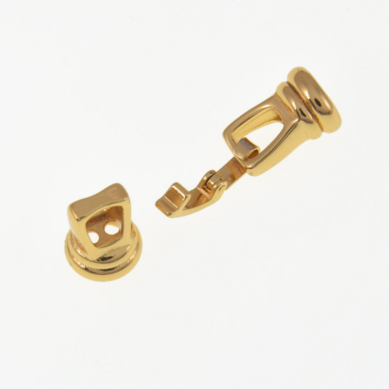 Застёжка, 28х9 мм, Латунь с покрытием 18 kt (ZAM-060870)