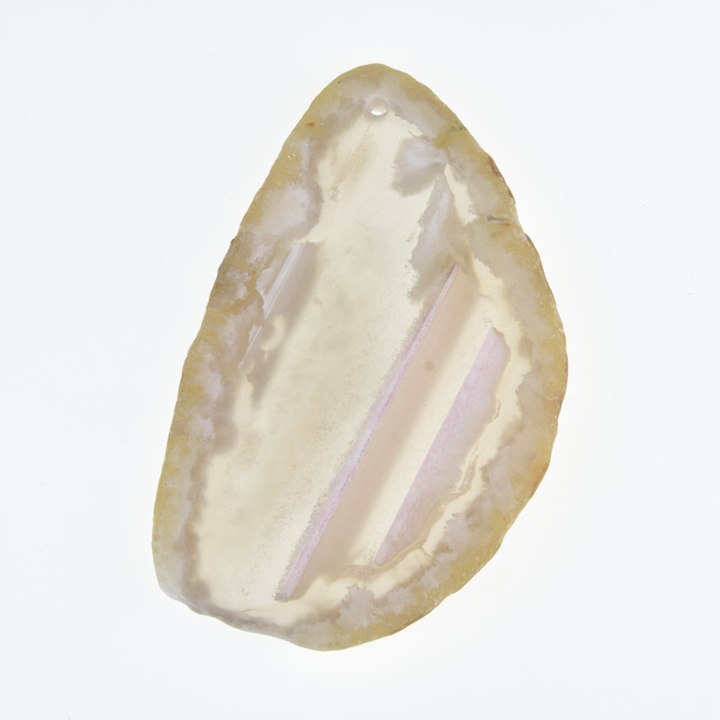 Срез Агата, Серый, 71х44 мм (POD-014423)