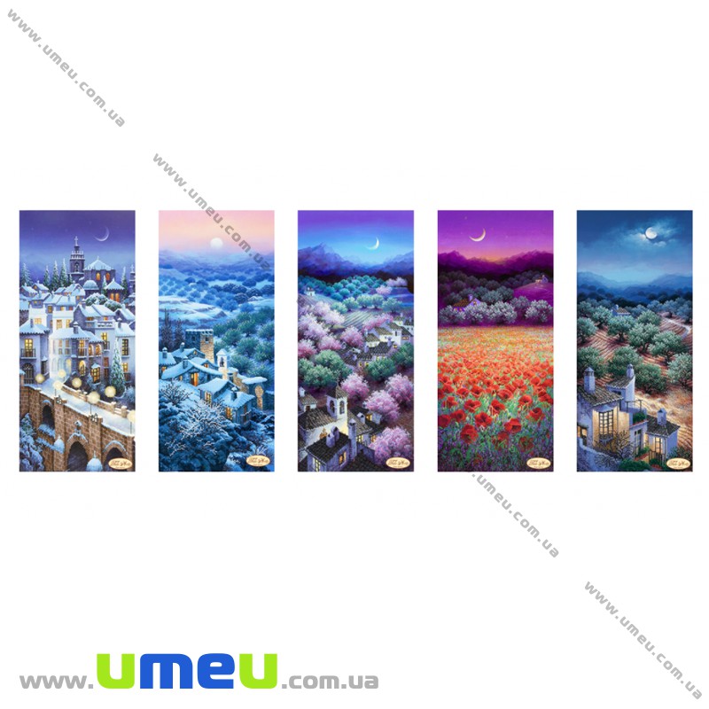 Схема для виш. бісером Тела Артіс, Маки під місяцем, 45х20 см (UPK-027776)