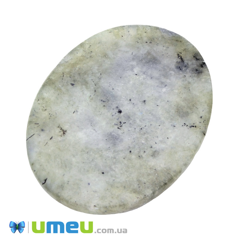 Кабошон нат. камень Лабрадорит, Овал, 40,2х30,2 мм (KAB-050569)