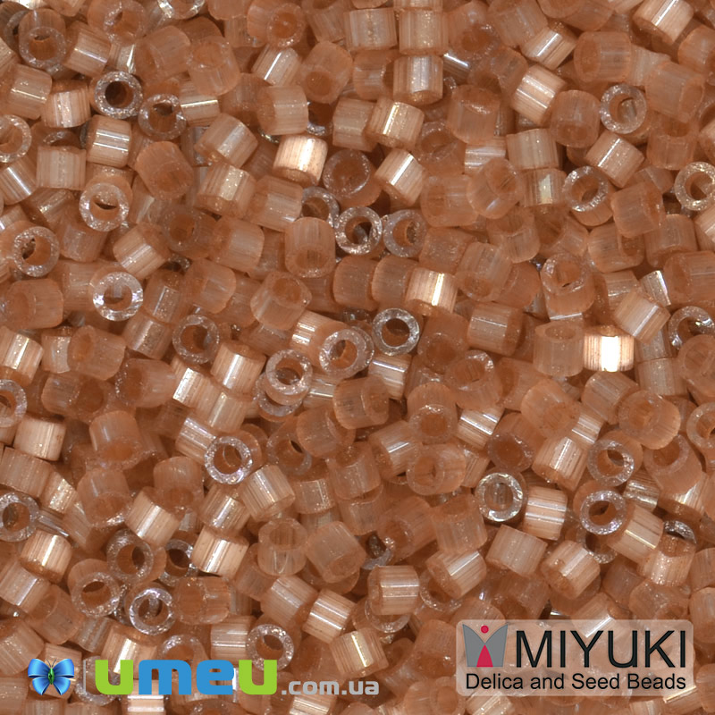 Бісер японський Miyuki Delica 11/0 DB1804, Сатин бежевий (BIS-045512)