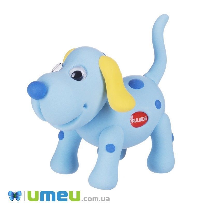 Маса для ліплення Paulinda Super Dough Fun4one Собака (рухливі очі) (DIF-043535)