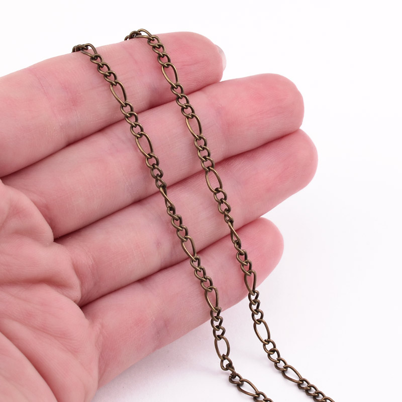 Ланцюг, Антична бронза, 6х3 мм (ZEP-015179)