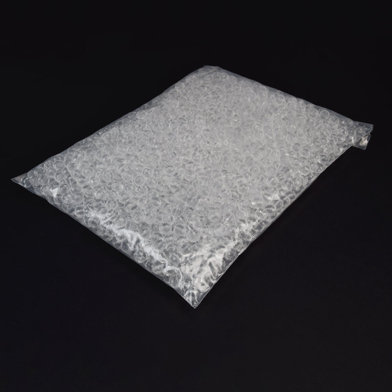 Намистини для сумок ОПТ, Акрилові, Круглі грановані, 8 мм, Прозорі (BUS-059908)