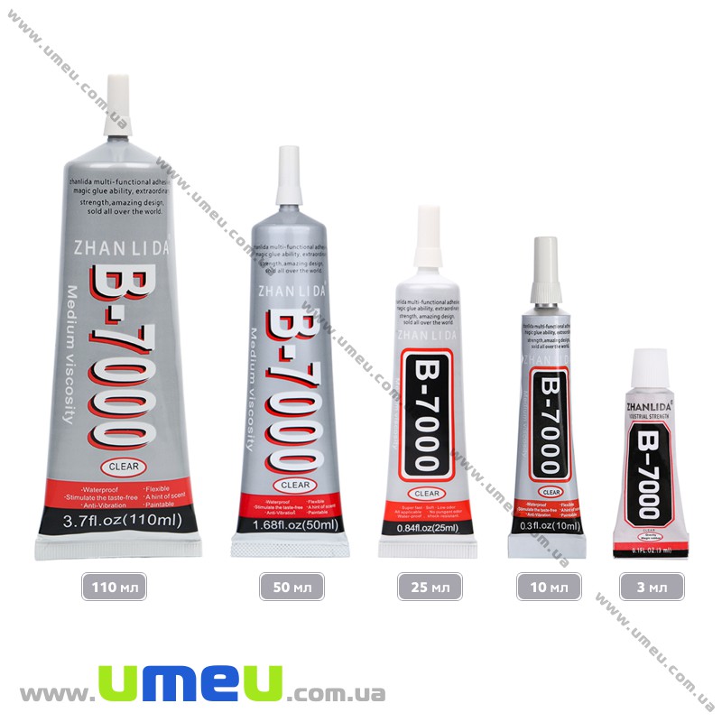 Клей B7000 (з голкою), 10 мл (INS-016897)