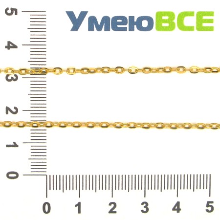 Цепь, Золото, 3х2 мм (ZEP-007780)