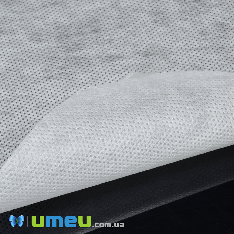 Флізелін (стабілізатор) клейовий точковий білий, 90х100 см (SXM-040707)