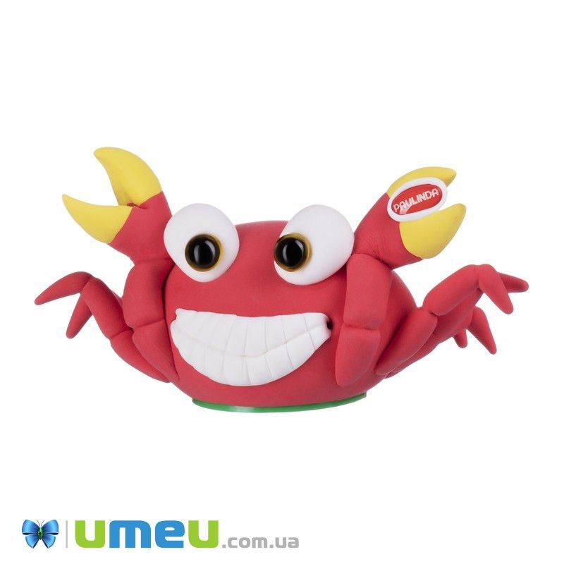 Масса для лепки Paulinda Super Dough Running Race Краб заводной механизм (DIF-043519)