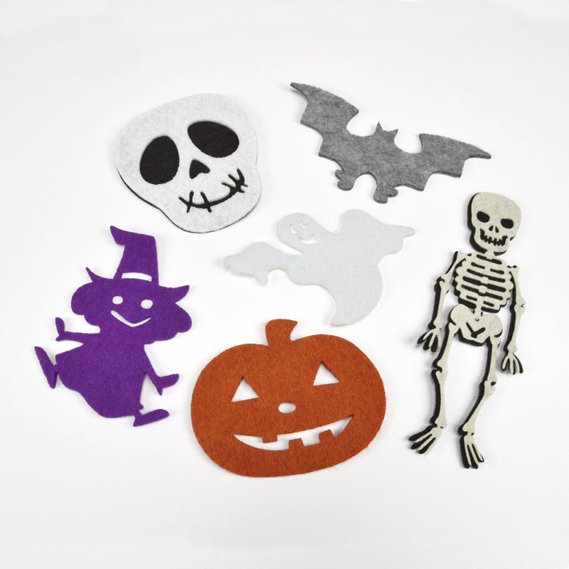 Декоративний набір з фетру "Хелловін", Мікс (FLT-056315)