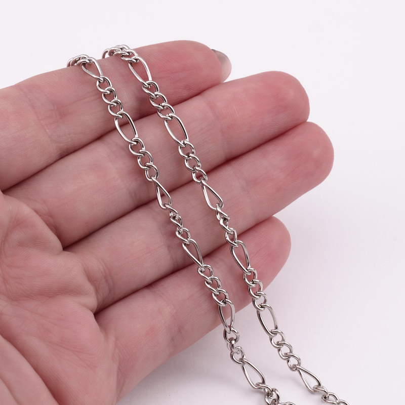 Цепь, Темное серебро, 7х3,5 мм (ZEP-007788)