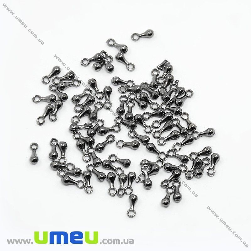 Концевики, 7х2,5 мм, Чорні (ZAG-012422)