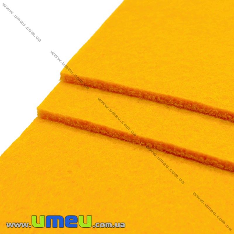 Фетр 3 мм, 30х30 см, 316 Жовтий (FLT-019320)