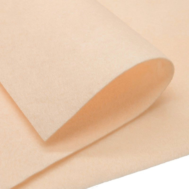 Фетр м'який 1,3 мм, 30х30 см, Персиковий (FLT-019495)