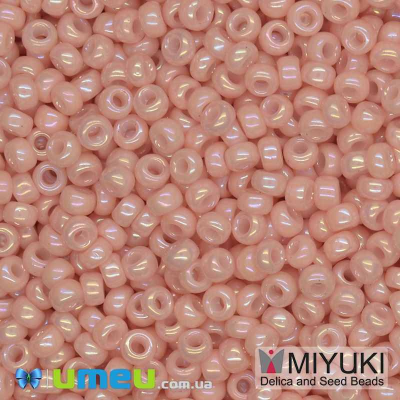 Бісер японський Miyuki круглий RR 8/0 №596, Персиковий (BIS-045973)