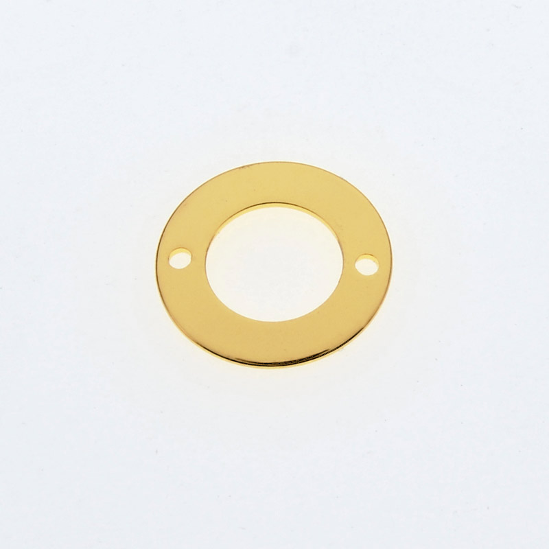 Коннектор металлический круглый, 12 мм, Золото (KON-055491)