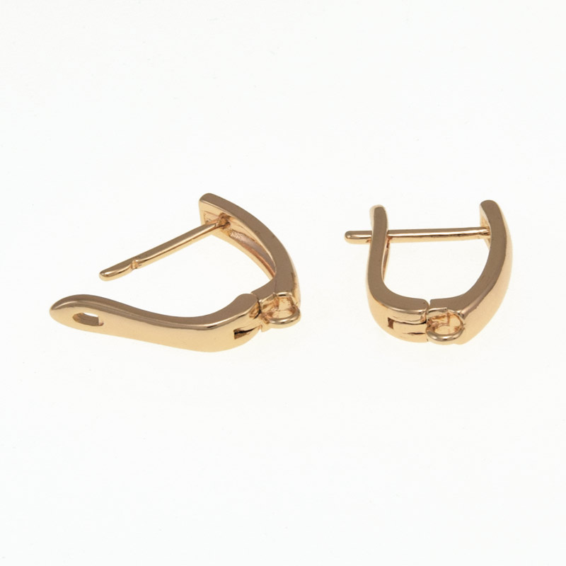 Швензи, Латунь з покриттям 18 kt, 18х13х3,5 мм (OSN-059045)