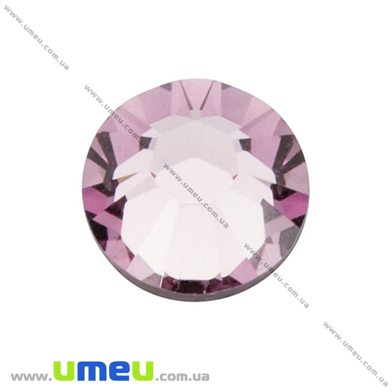 Стрази скляні неклейові SS6 (2,0 мм), Бузкові (STR-005122)