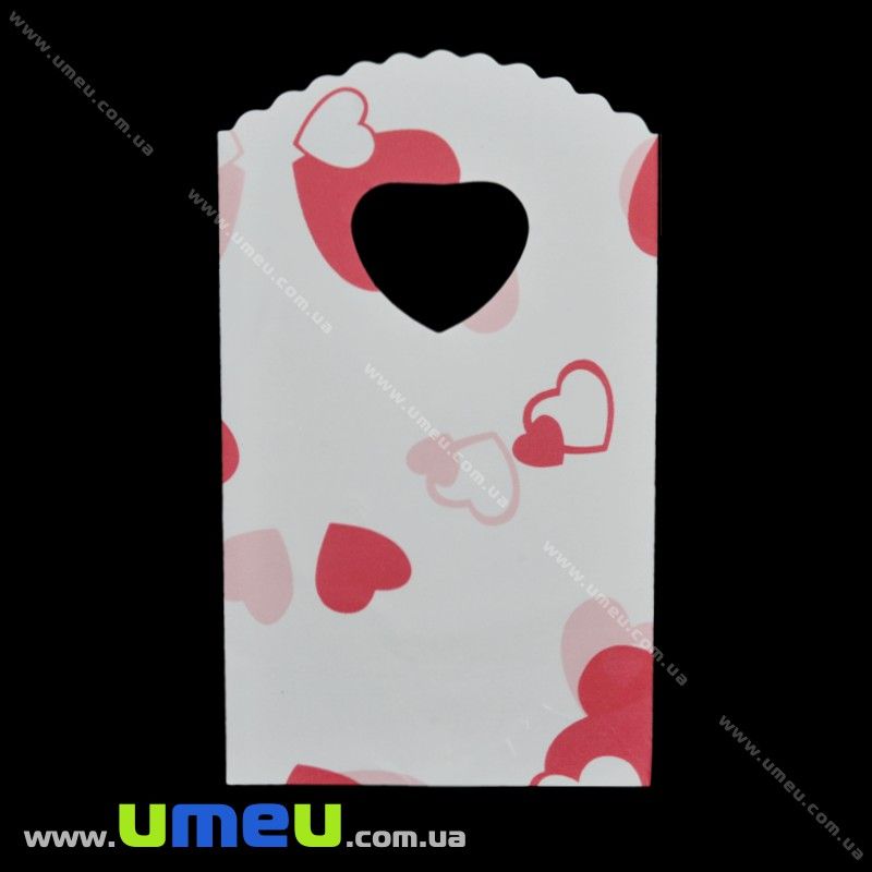 Подарунковий пакетик, 15х9 см, Червоний (UPK-026234)