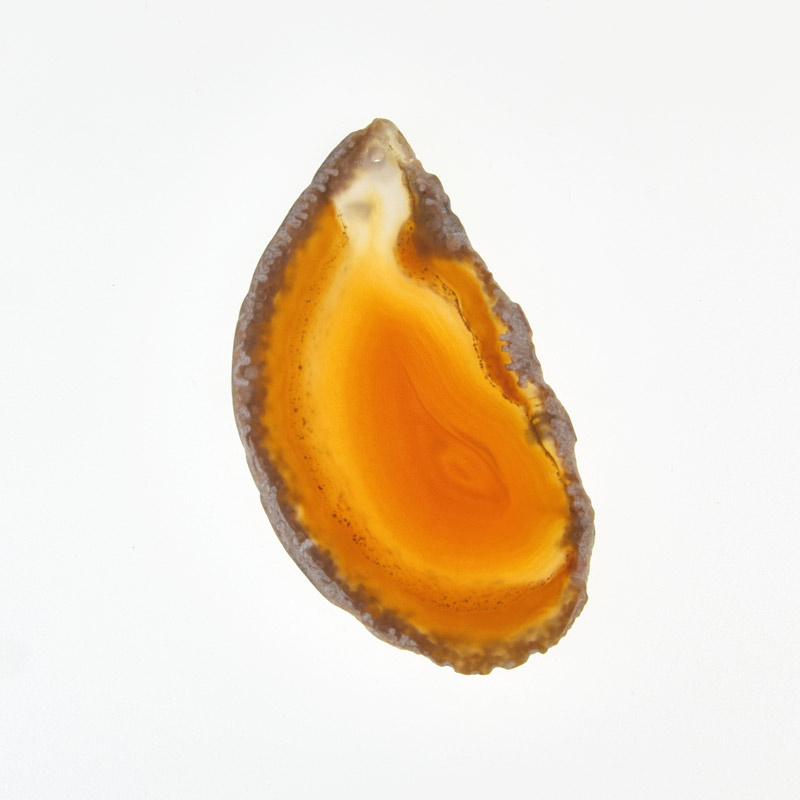 Срез Агата, Красно-коричневый, 72х39 мм (POD-012006)