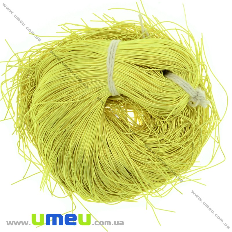 Канитель гладкая 1 мм, Лимонная (KNT-027957)