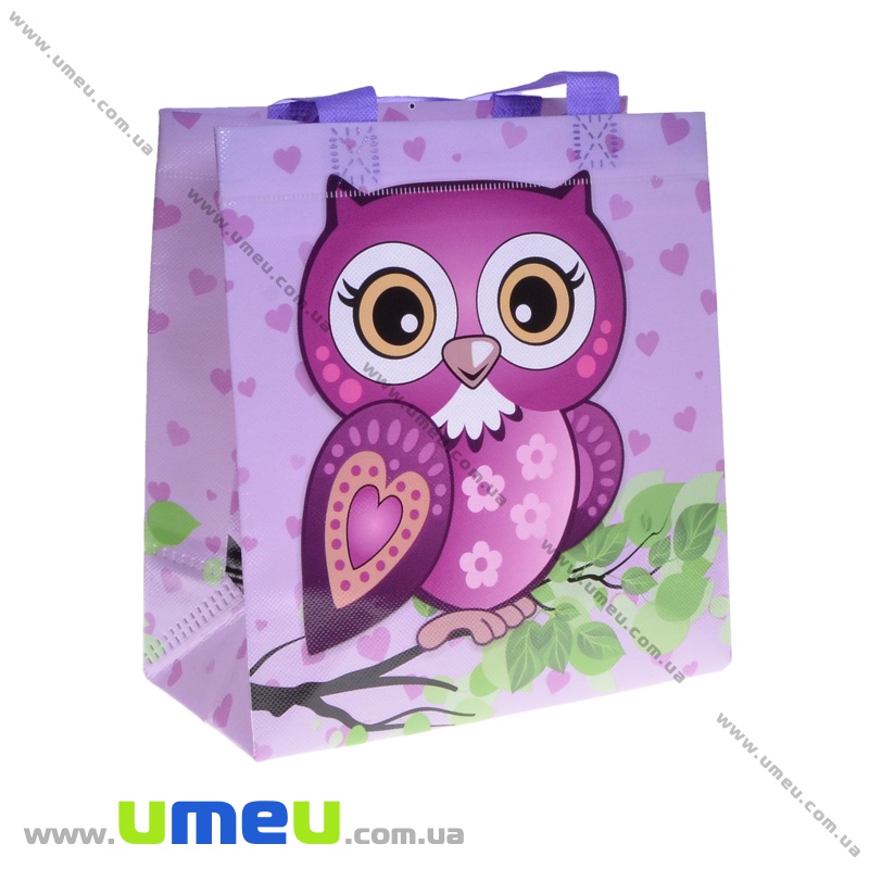 Сумка пластикова Сова, 23х22х11 см, Бузкова (UPK-035700)
