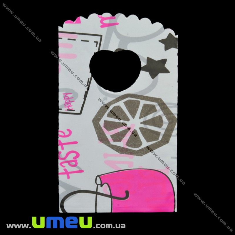 Подарунковий пакетик, 15х9 см, Білий (UPK-012327)