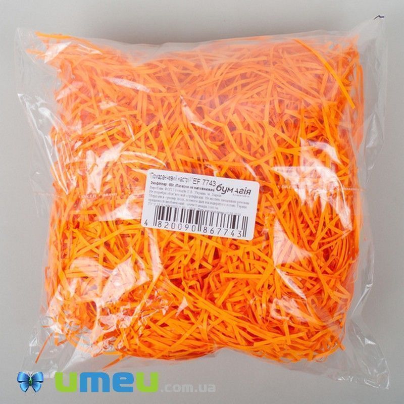 Екофілер (паперовий наповнювач), Помаранчевий (DIF-044381)