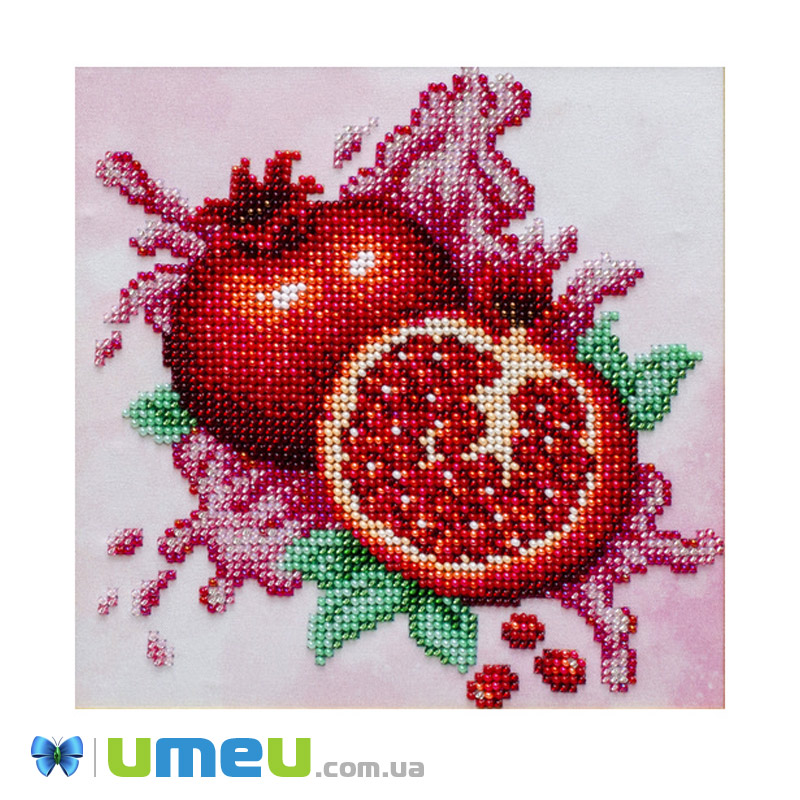 Схема для виш. бісером VDV, Соковитий гранат Т-1266, 16х16 см (SXM-027882)