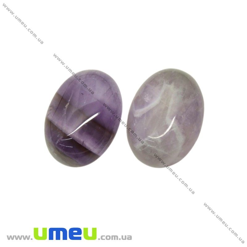 Кабошон нат. камінь Аметист, Овал, 18х13 мм (KAB-025986)