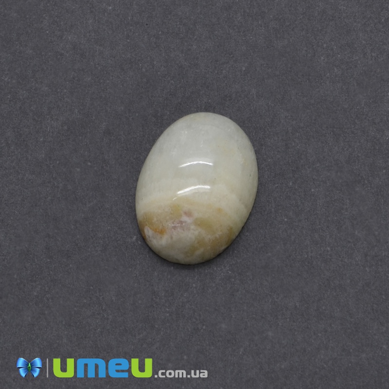 Кабошон нат. камінь Шайтанский переливт, Овал, 16х11 мм (KAB-028848)