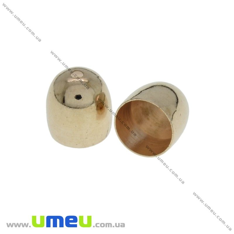 Ковпачок металевий, 9х8 мм, Золото (OBN-025852)