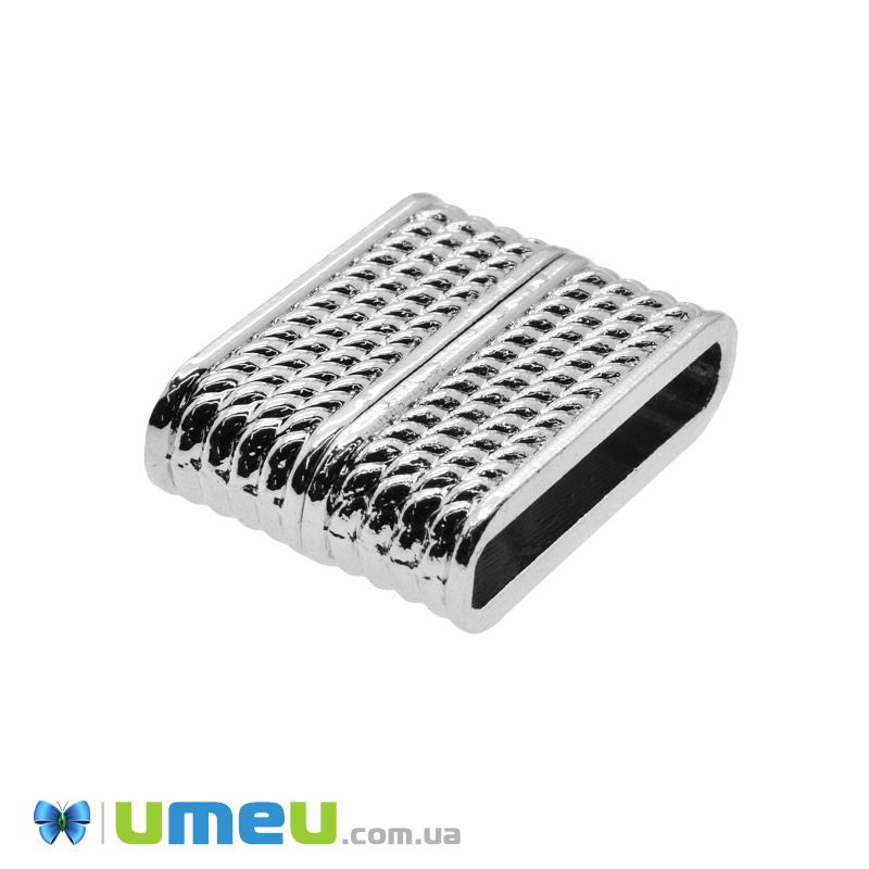 Замок магнітний, Темне срібло, 27,5х20х8 мм (ZAM-048728)