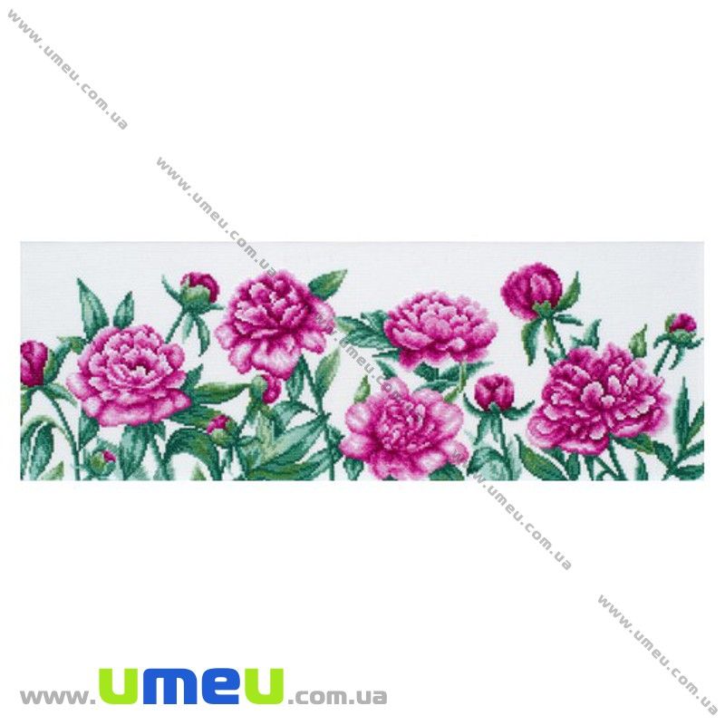 Набір для вишивання нитками VDV, Півонії М-990, 58х22 см (SXM-032059)