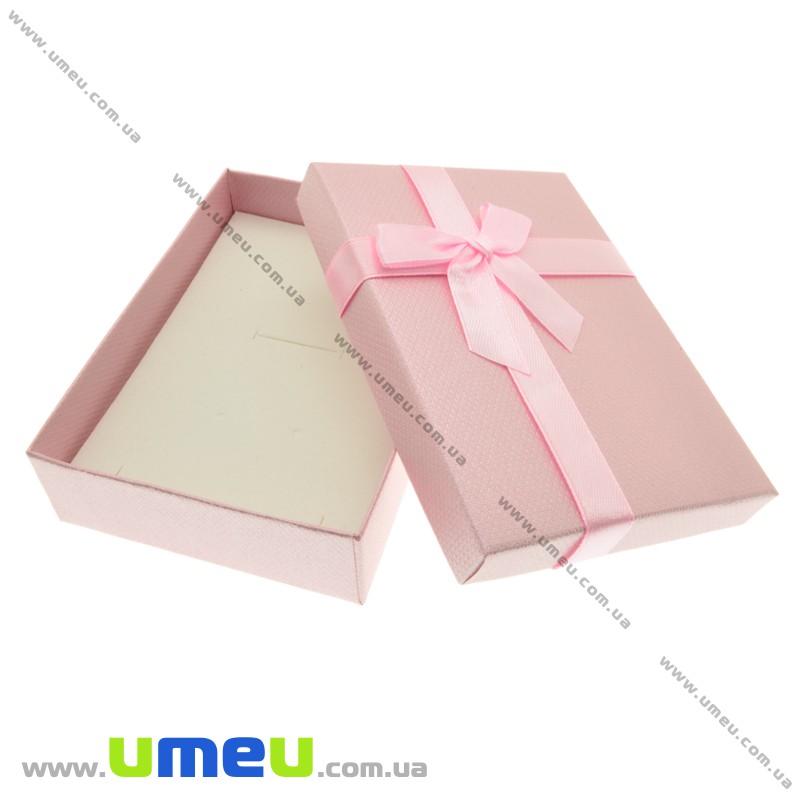 Подарункова коробочка Прямокутна, 11х8х3 см, Рожева (UPK-023179)