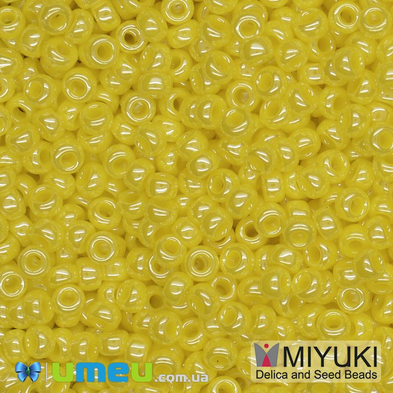 Бісер японський Miyuki круглий RR 11/0 №422, Жовтий (BIS-045621)