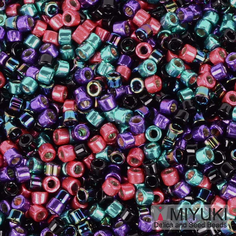 Бісер японський Miyuki Delica 11/0 DBmix126, Різнокольоровий (BIS-055964)