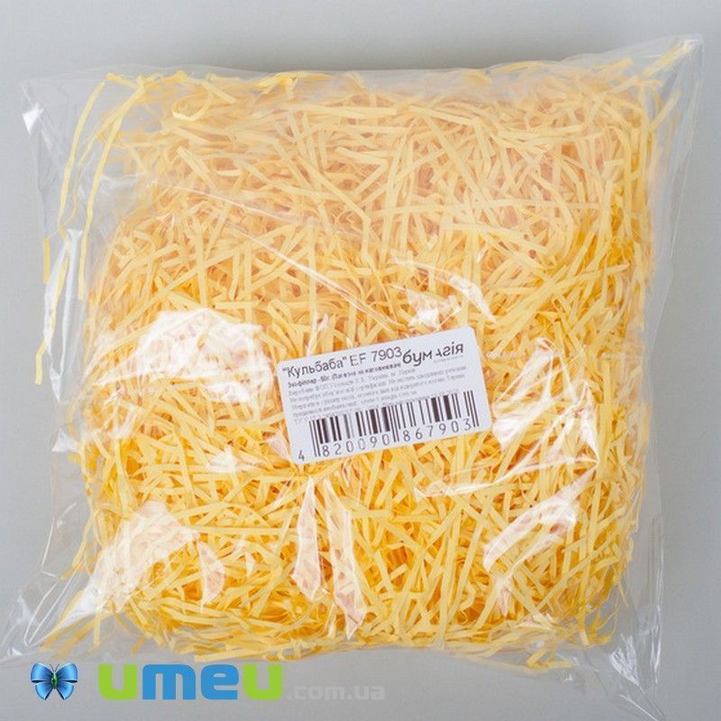Экофиллер (бумажный наполнитель), Желтый (DIF-044370)