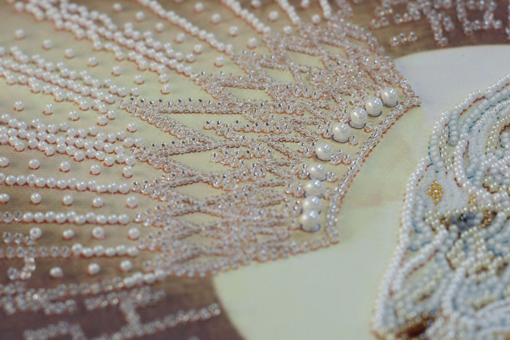 Набір для вишивання бісером на полотні Абрис Арт, Аслан, 43х31 см (SXM-024894)