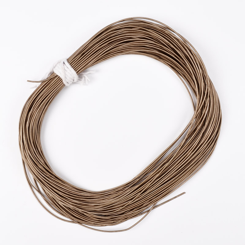 Канитель жесткая 1 мм, Бронзовая (KNT-037241)