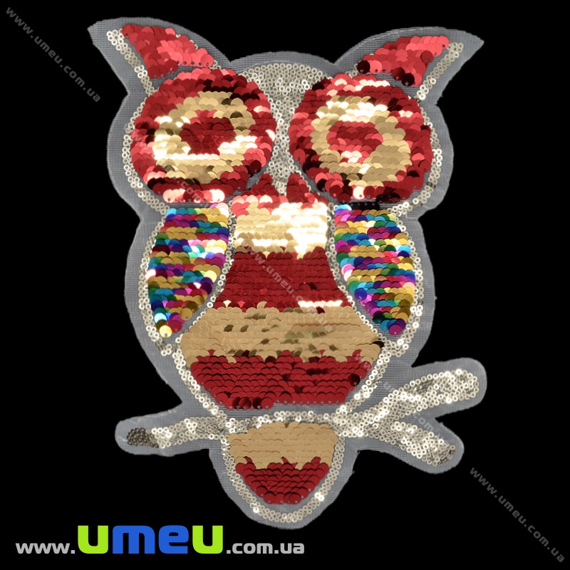 Аплікація пришивна двостороння Сова, 25х18 см (APL-025812)