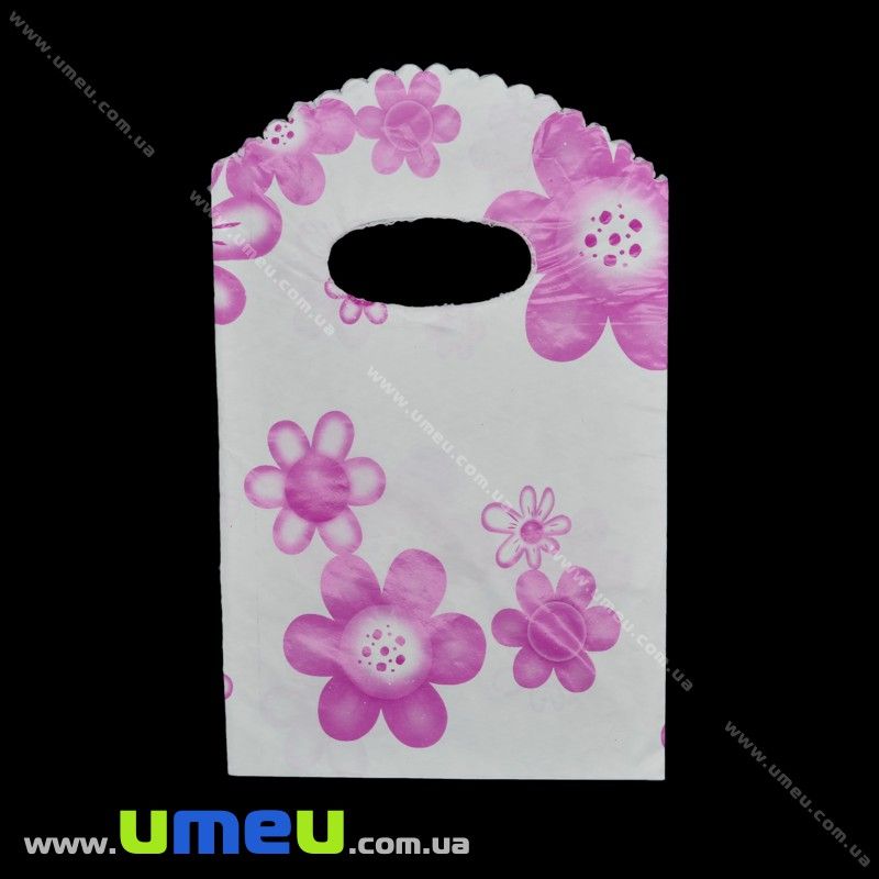 Подарунковий пакетик, 19х12 см, Рожевий (UPK-026249)