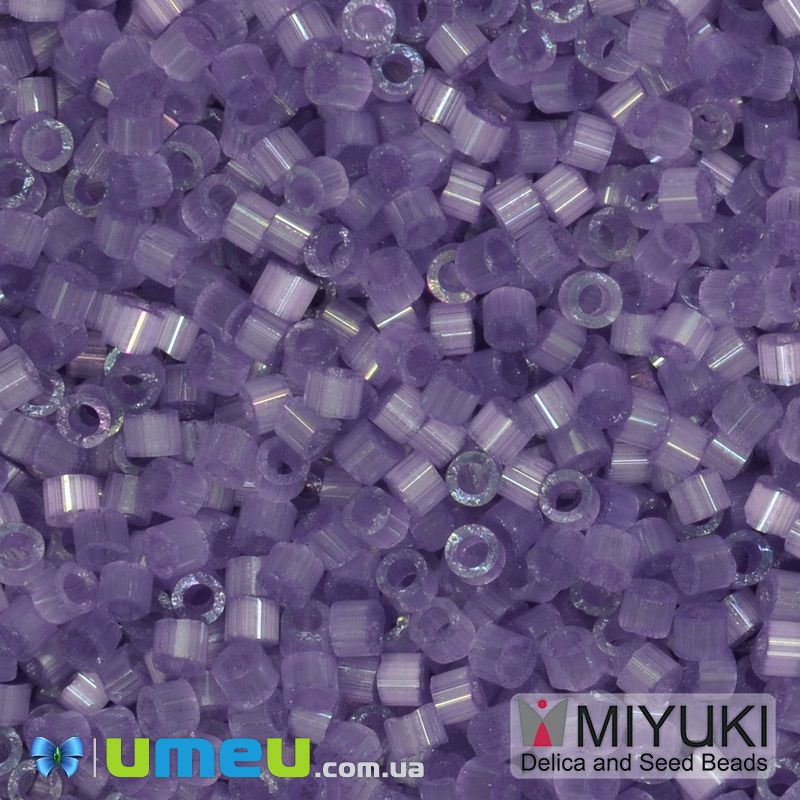 Бісер японський Miyuki Delica 11/0 DB1809, Сатин бузковий (BIS-045517)