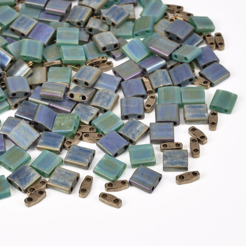 Бісер японський Miyuki TILA №mix26, Коричнево-зелений (BIS-053263)