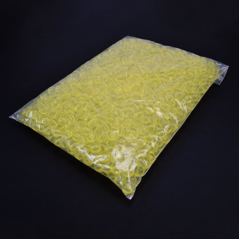 Бусины для сумок ОПТ, Акриловые, Круглые, 9,5 мм, Желтые (BUS-059845)