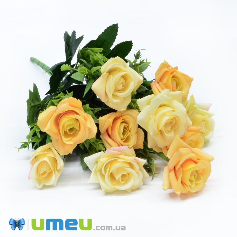 Букет троянд, 44 см, Помаранчевий (DIF-044701)