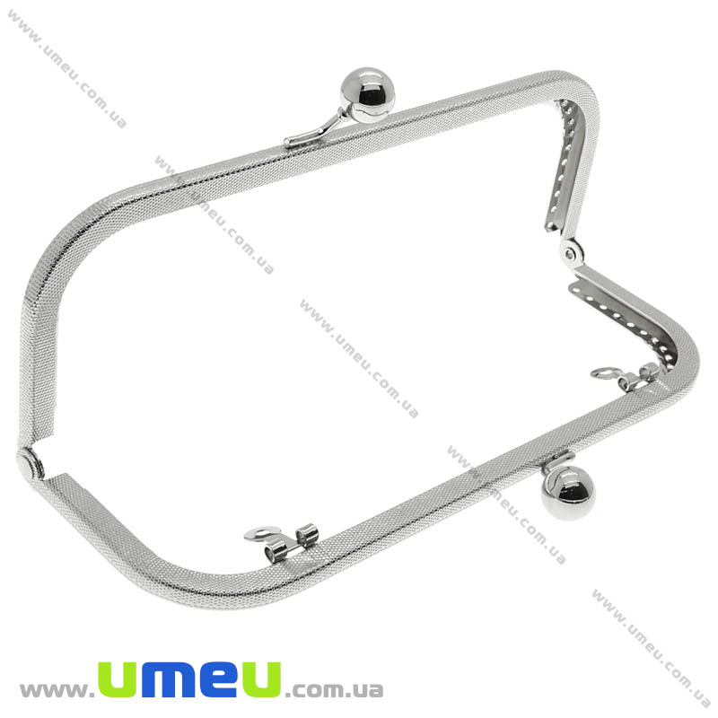 Фермуар металлический, Темное серебро, 18х8,5 см (BAG-002383)