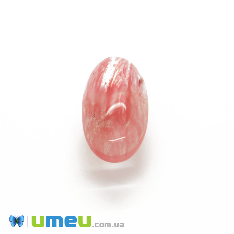 Кабошон нат. камінь Агат зелений (2 сорт), Круглий, 25 мм (KAB-036170)