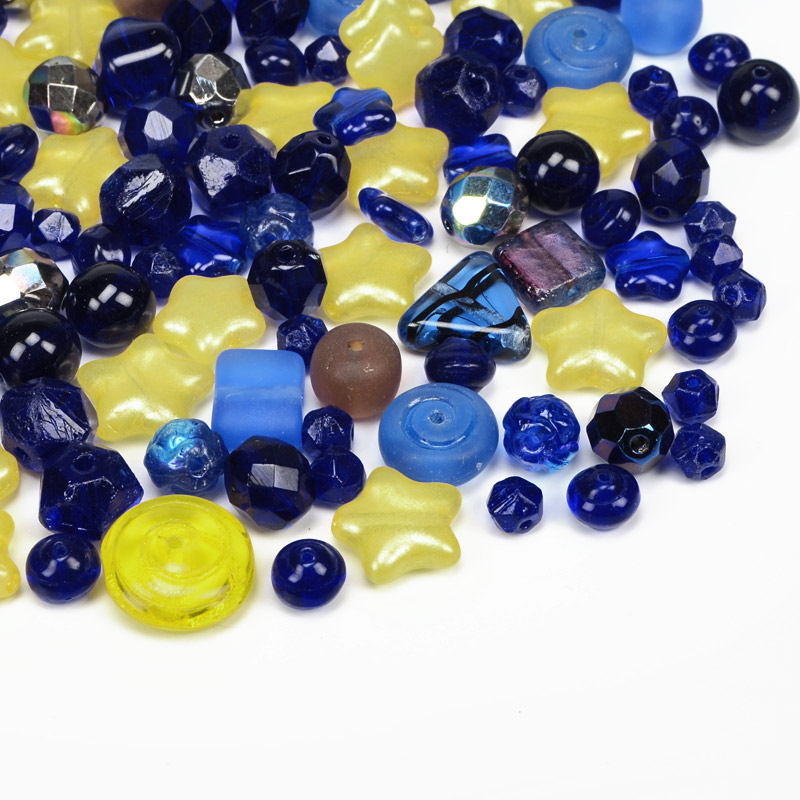 Намистини чеське скло Preciosa 92-Mix-STAR SKY-1 (BUS-054985)