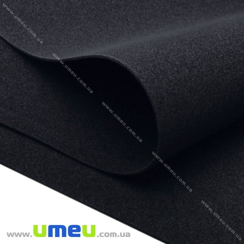 Фоаміран (Іран), 60х70 см, 022 Чорний (FOM-013342)